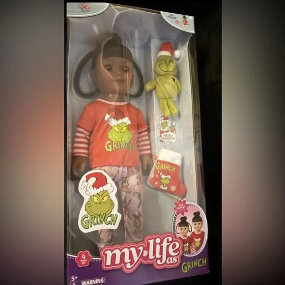 My Life as Grinch 18” Dark Hair Brunette Doll Cindy Lou Who - Picture 2 of 3